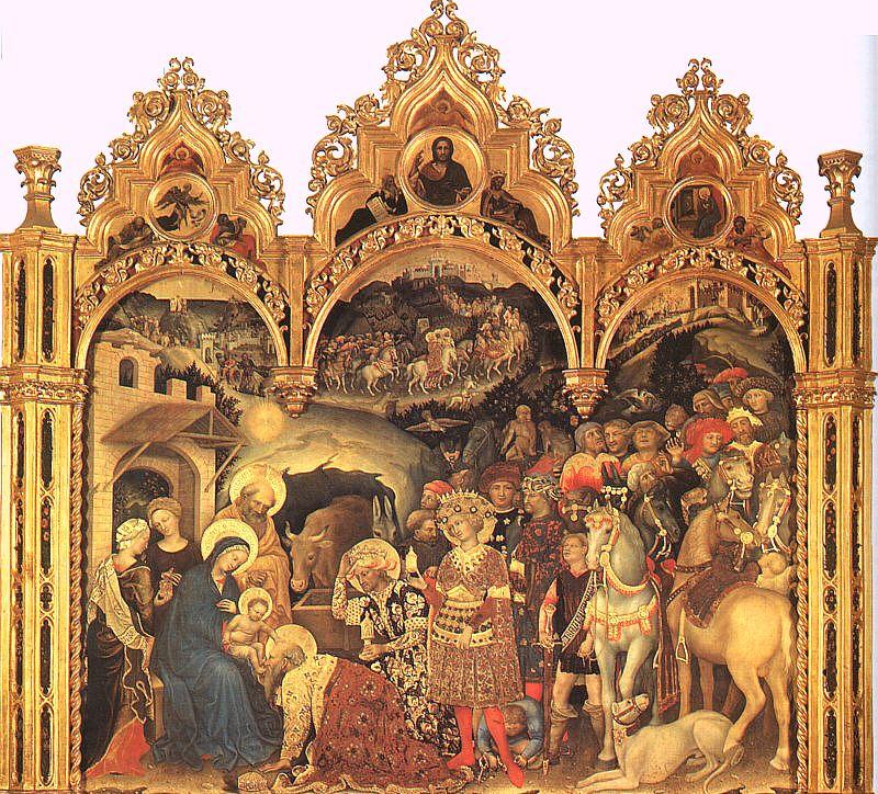 Gentile da  Fabriano The Adoration of the Magi3